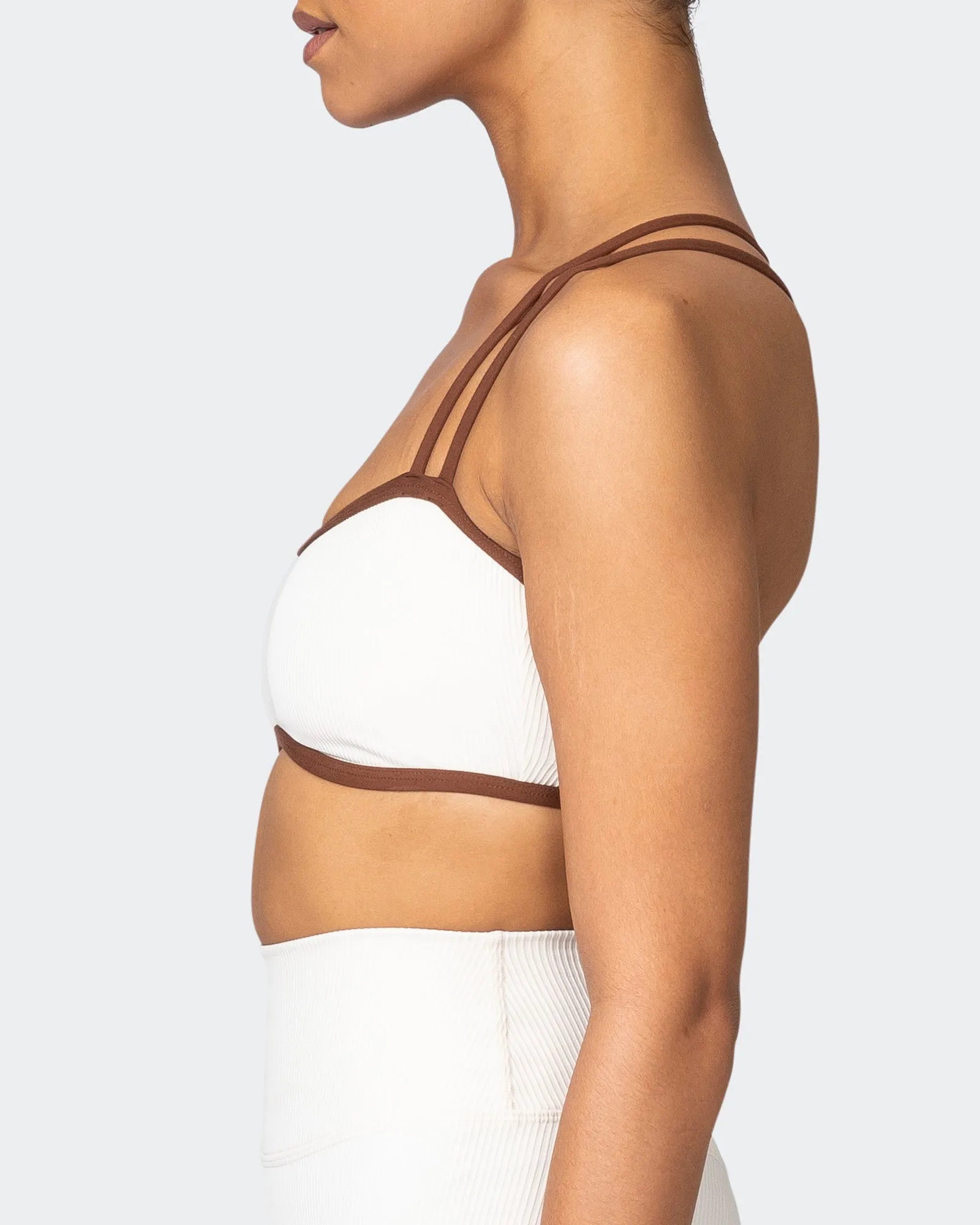 Curves Rib Bralette - Dew sold by Muscle Nation product image thumbnail 4