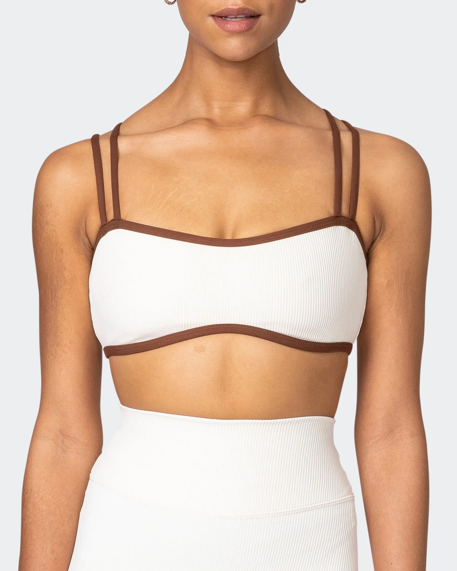 Curves Rib Bralette - Dew sold by Muscle Nation product image thumbnail 2