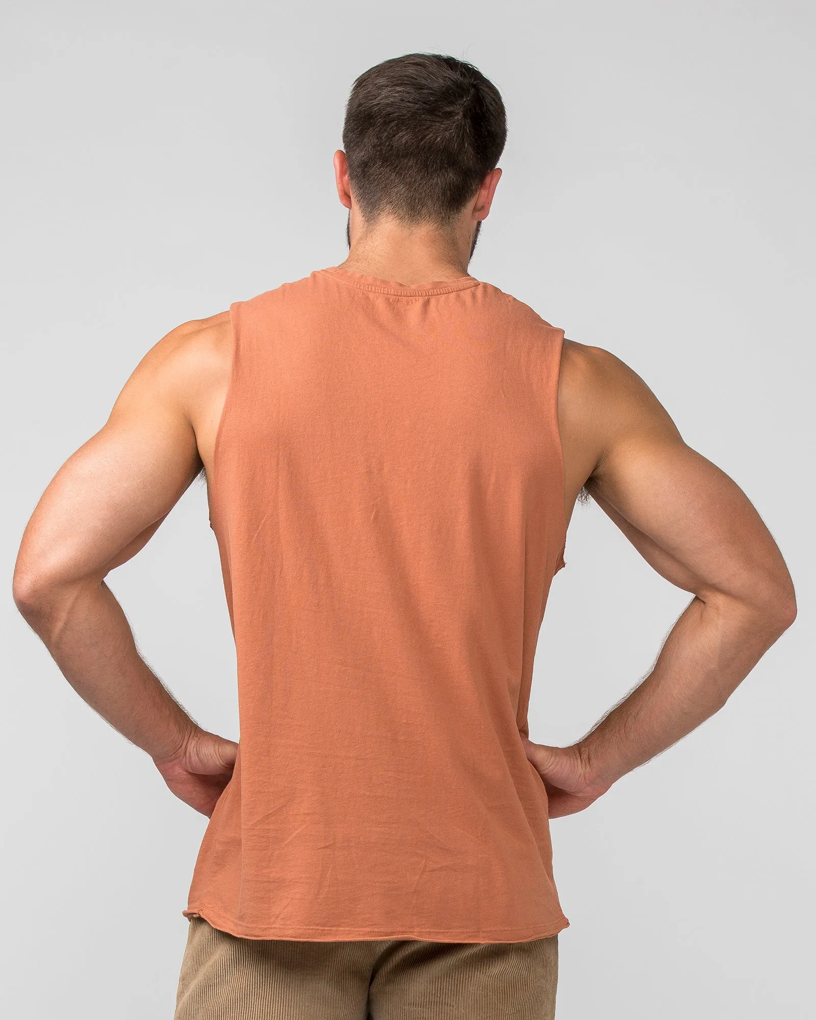 Classic Vintage Tank - Washed Sandstone sold by Muscle Nation product image thumbnail 4