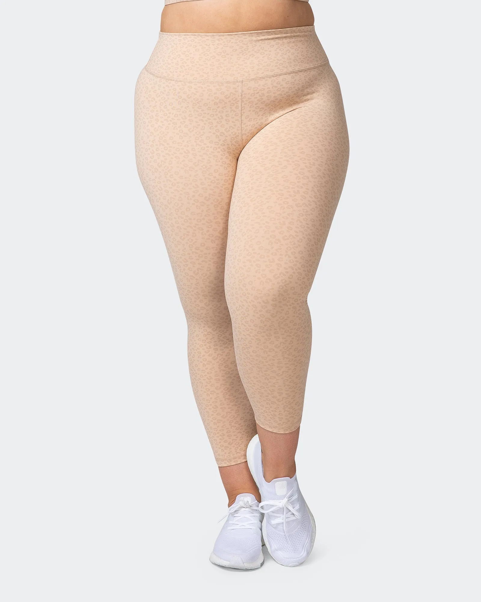 Signature Scrunch 7/8 Leggings - Brown Sugar Mini Cheetah Print sold by Muscle Nation product image thumbnail 2