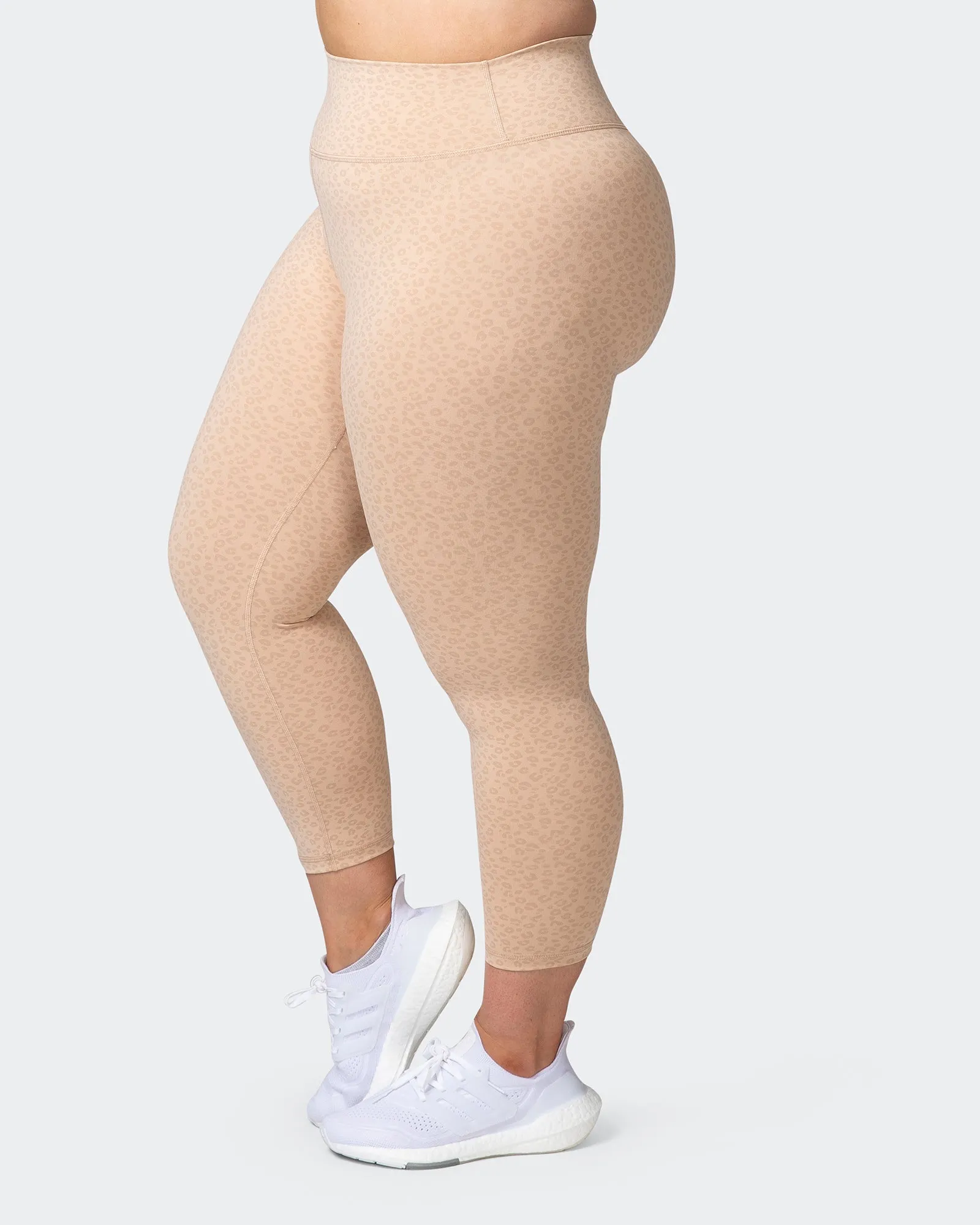 Signature Scrunch 7/8 Leggings - Brown Sugar Mini Cheetah Print sold by Muscle Nation product image thumbnail 4