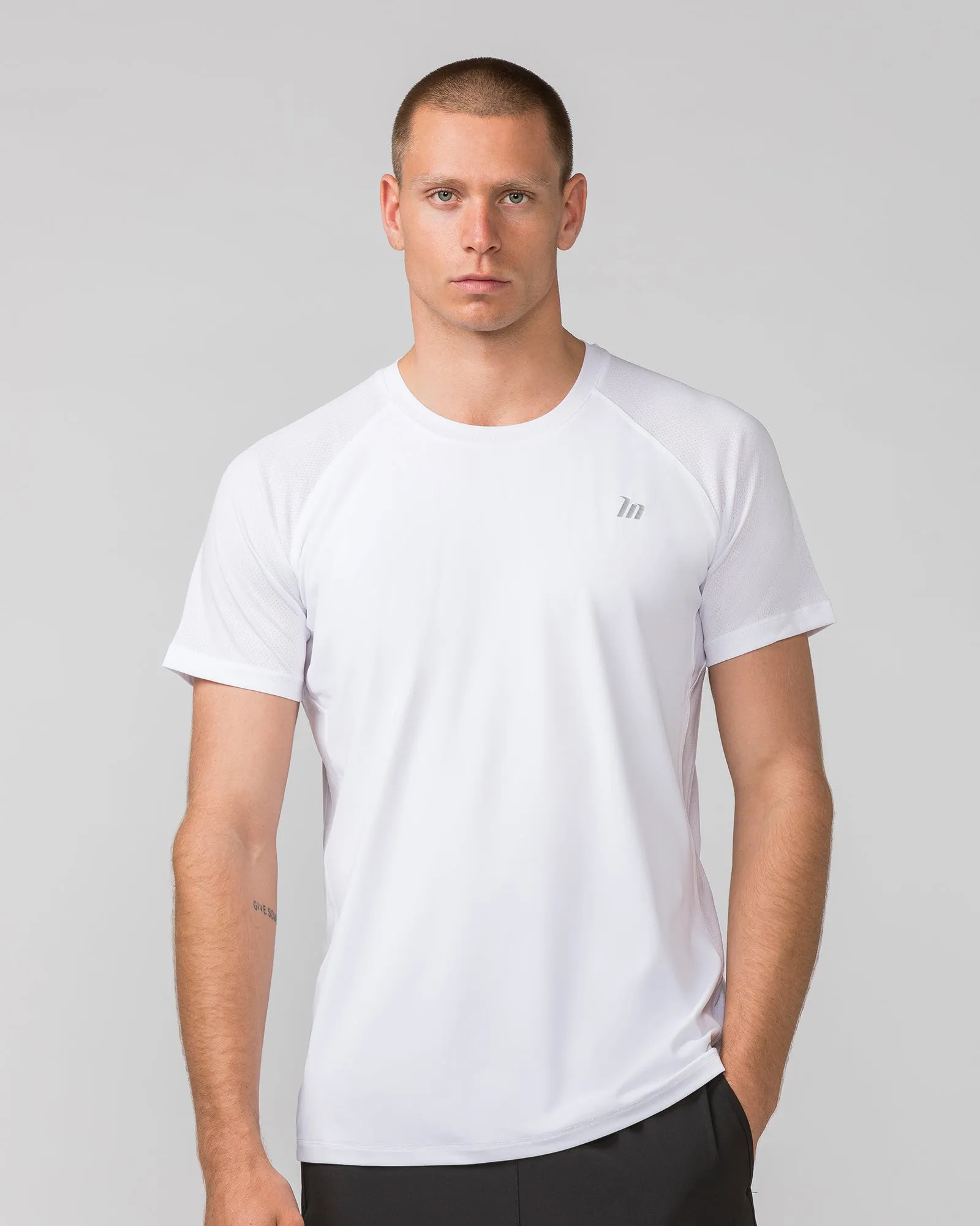 Ventilation Tee - White sold by Muscle Nation