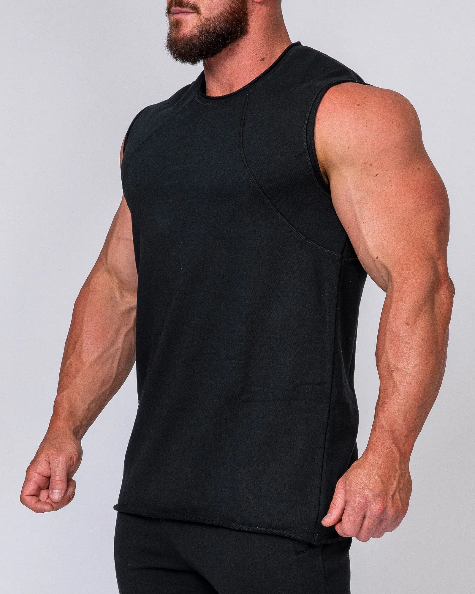 Loopback Tank - Black sold by Muscle Nation product image thumbnail 4
