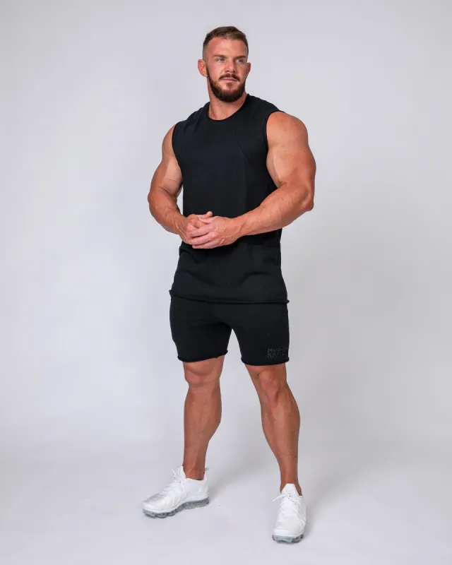 Loopback Tank - Black sold by Muscle Nation
