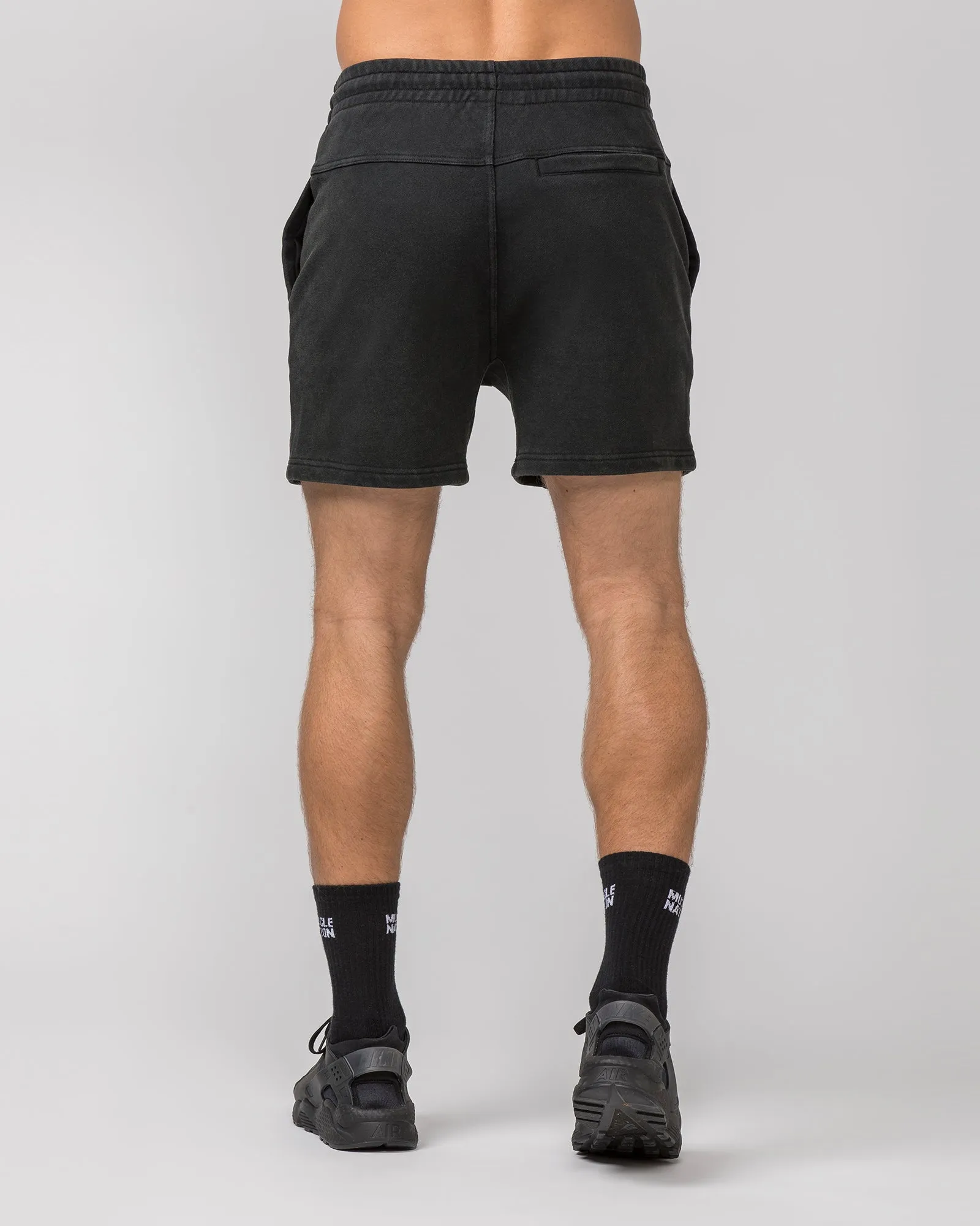 Sweat 5" Shorts - Washed Black sold by Muscle Nation product image thumbnail 5