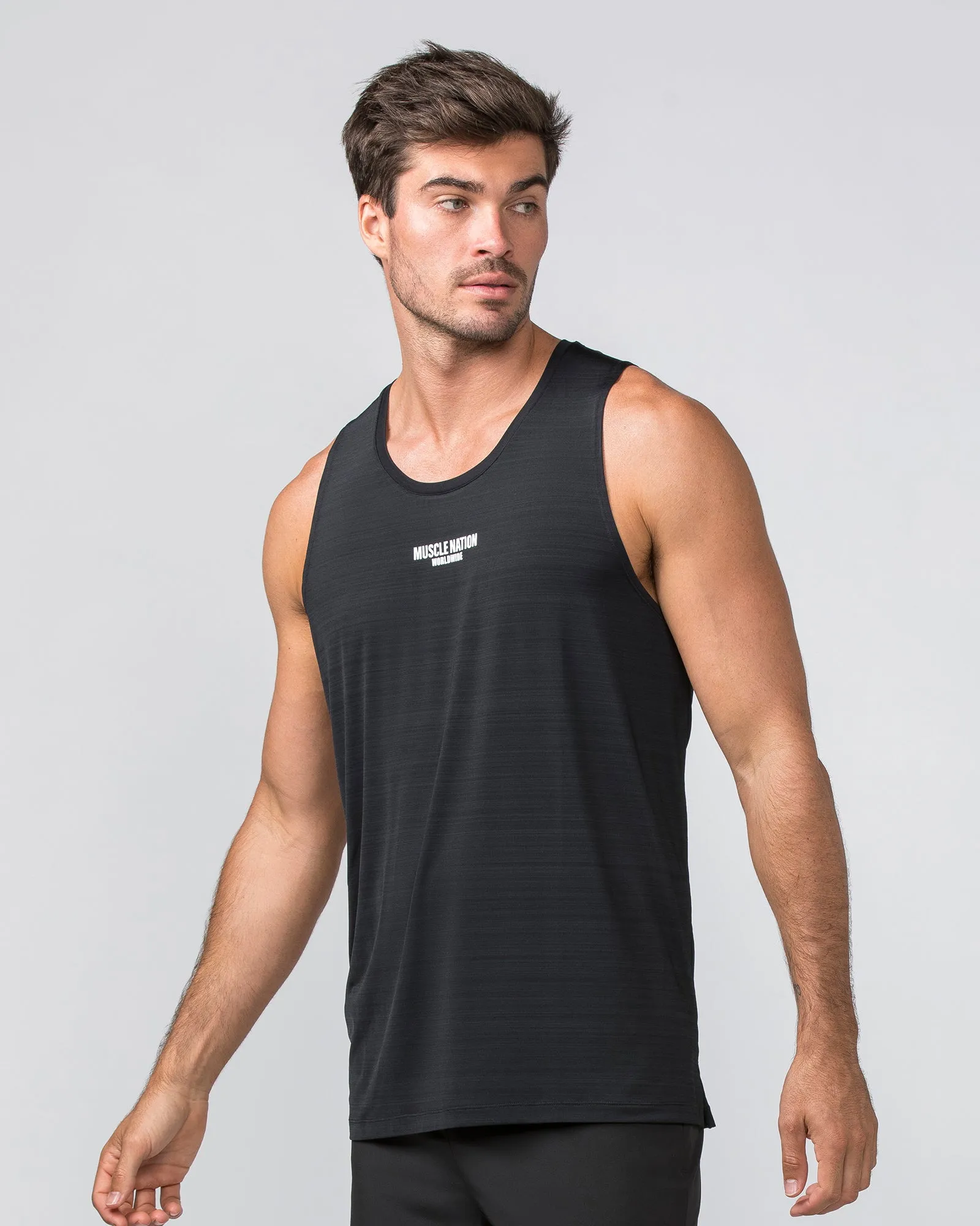 Worldwide Active Tank - Black sold by Muscle Nation product image thumbnail 3