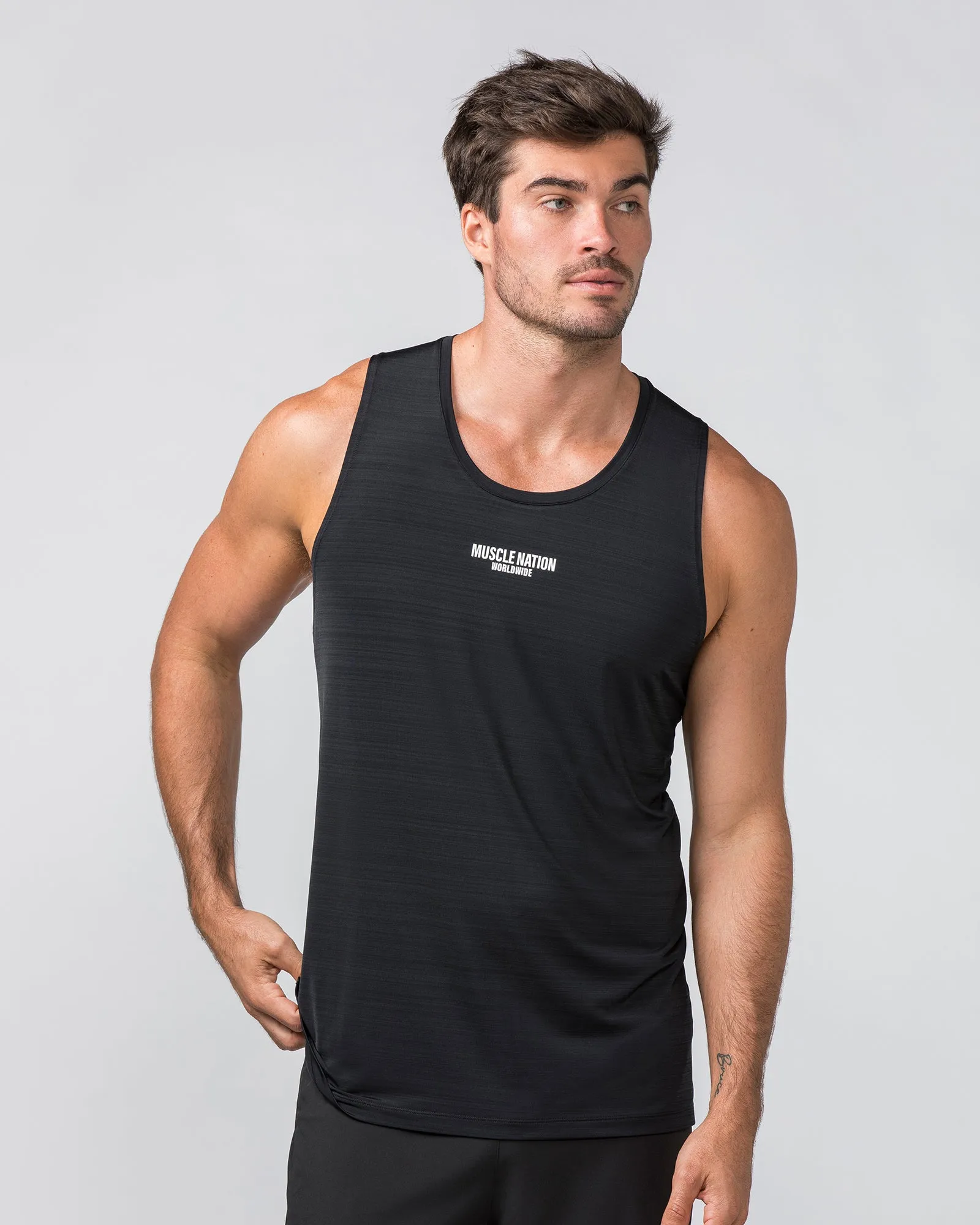 Worldwide Active Tank - Black sold by Muscle Nation