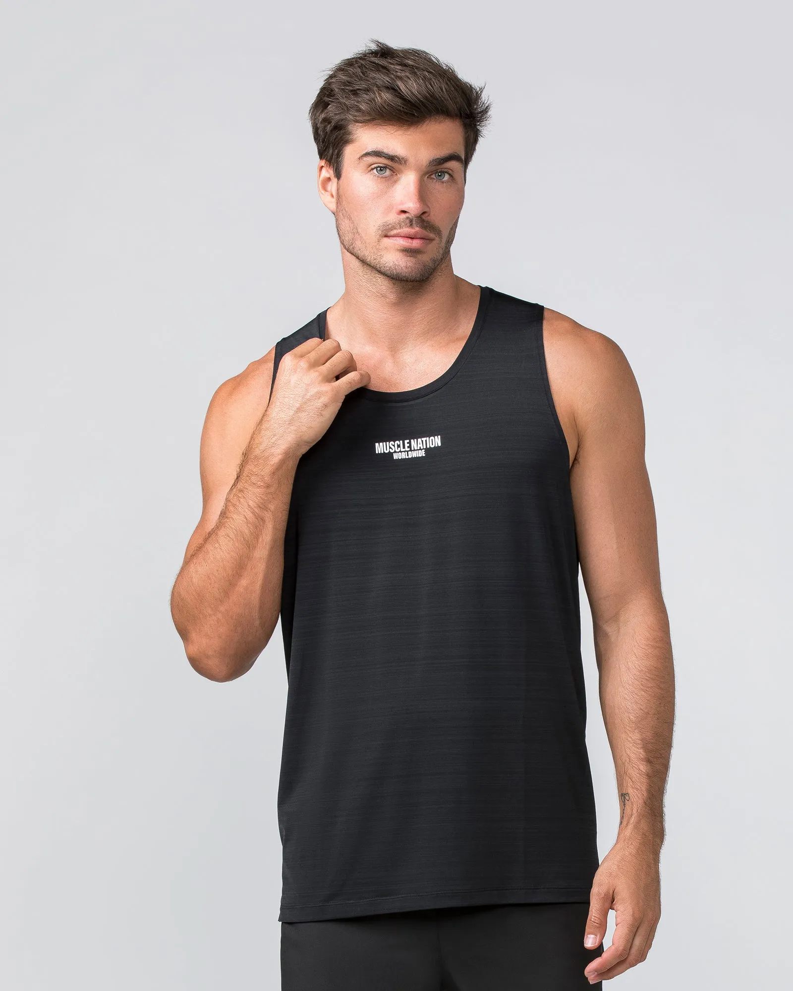 Worldwide Active Tank - Black sold by Muscle Nation product image thumbnail 2