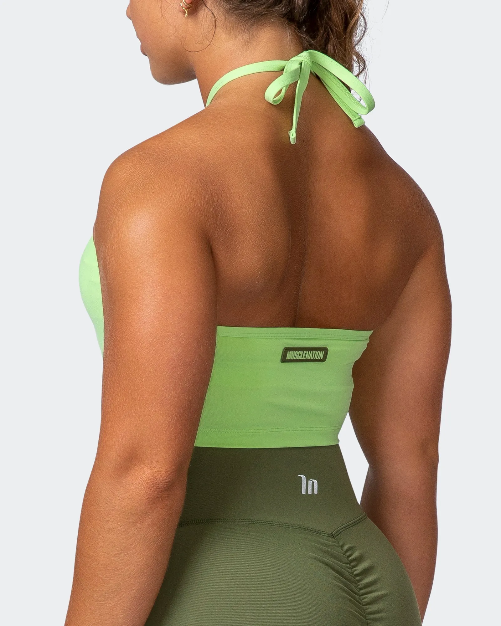 Shimmer Bra Tank Combo - Lime Flash sold by Muscle Nation product image thumbnail 5