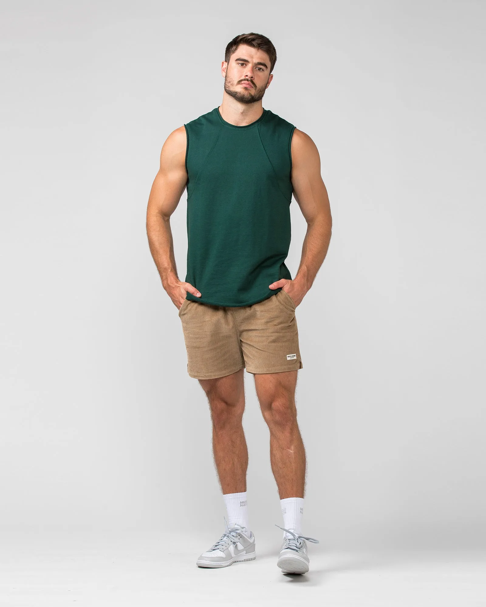 Loopback Tank - Emerald Green sold by Muscle Nation product image thumbnail 5