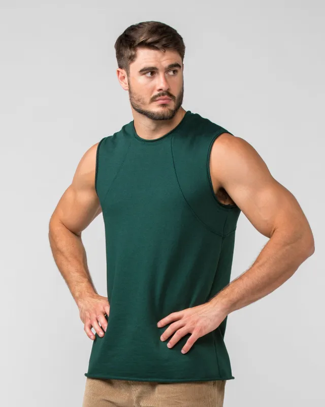 Loopback Tank - Emerald Green sold by Muscle Nation