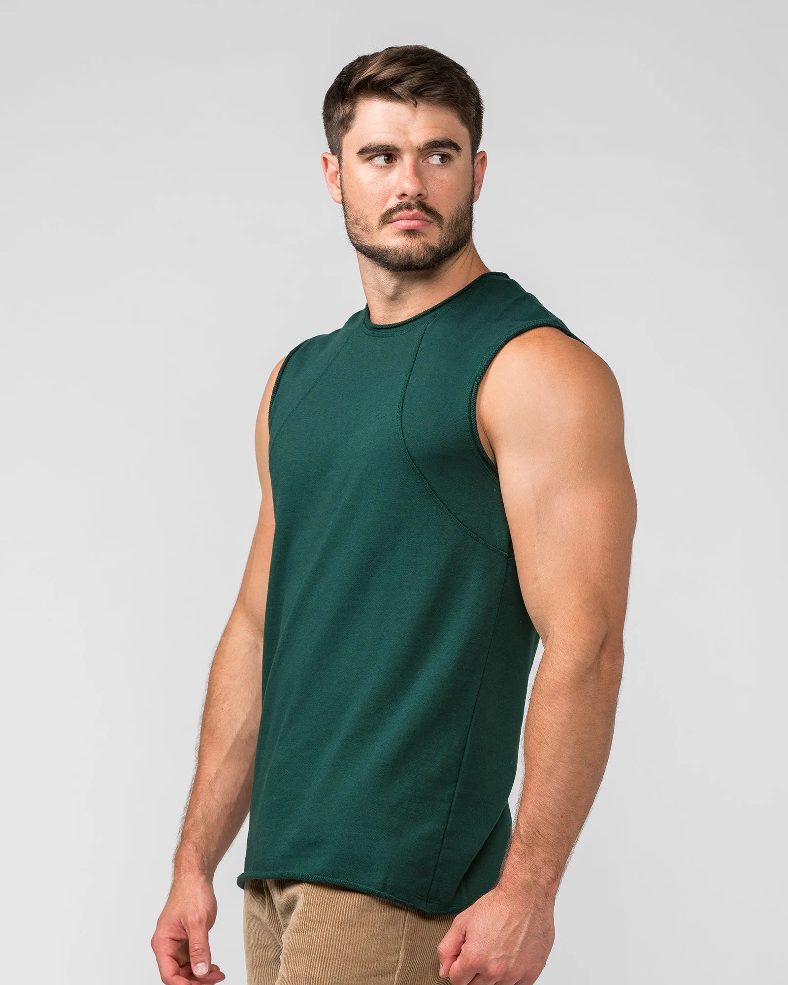 Loopback Tank - Emerald Green sold by Muscle Nation product image thumbnail 2