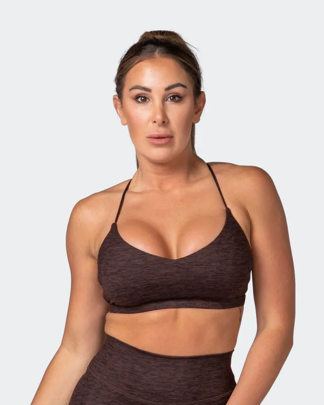 Sun Kissed Bralette - Coffee Marl sold by Muscle Nation