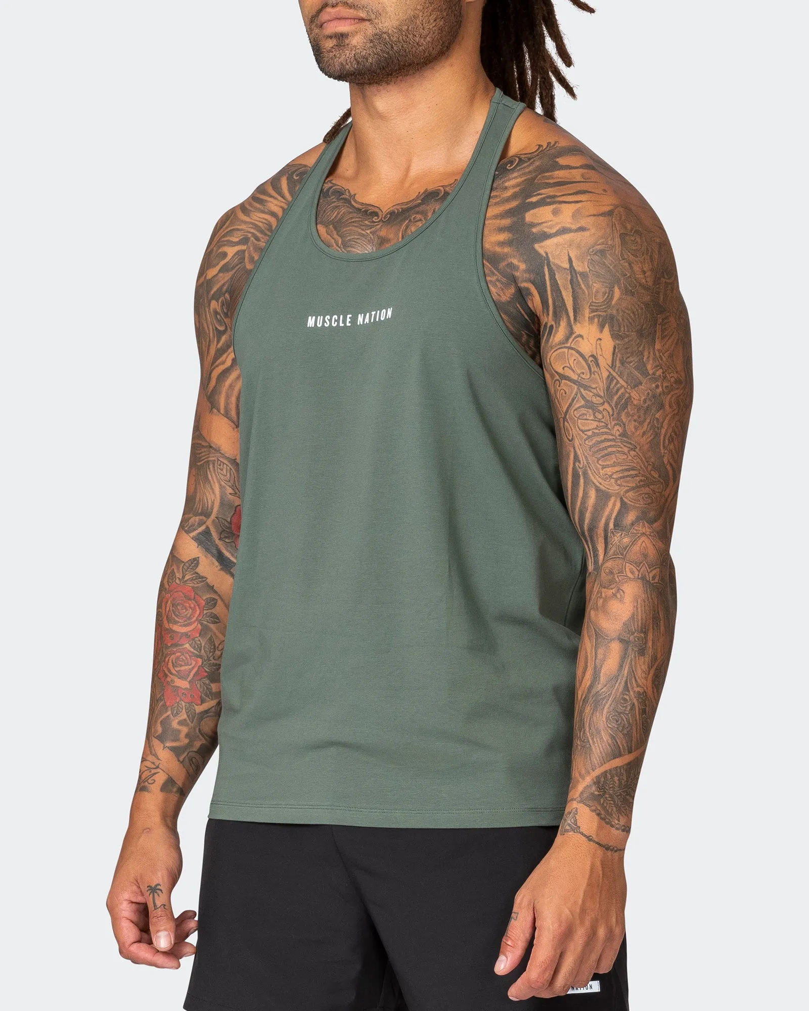 Infinite Y Back Singlet - Cypress sold by Muscle Nation product image thumbnail 4