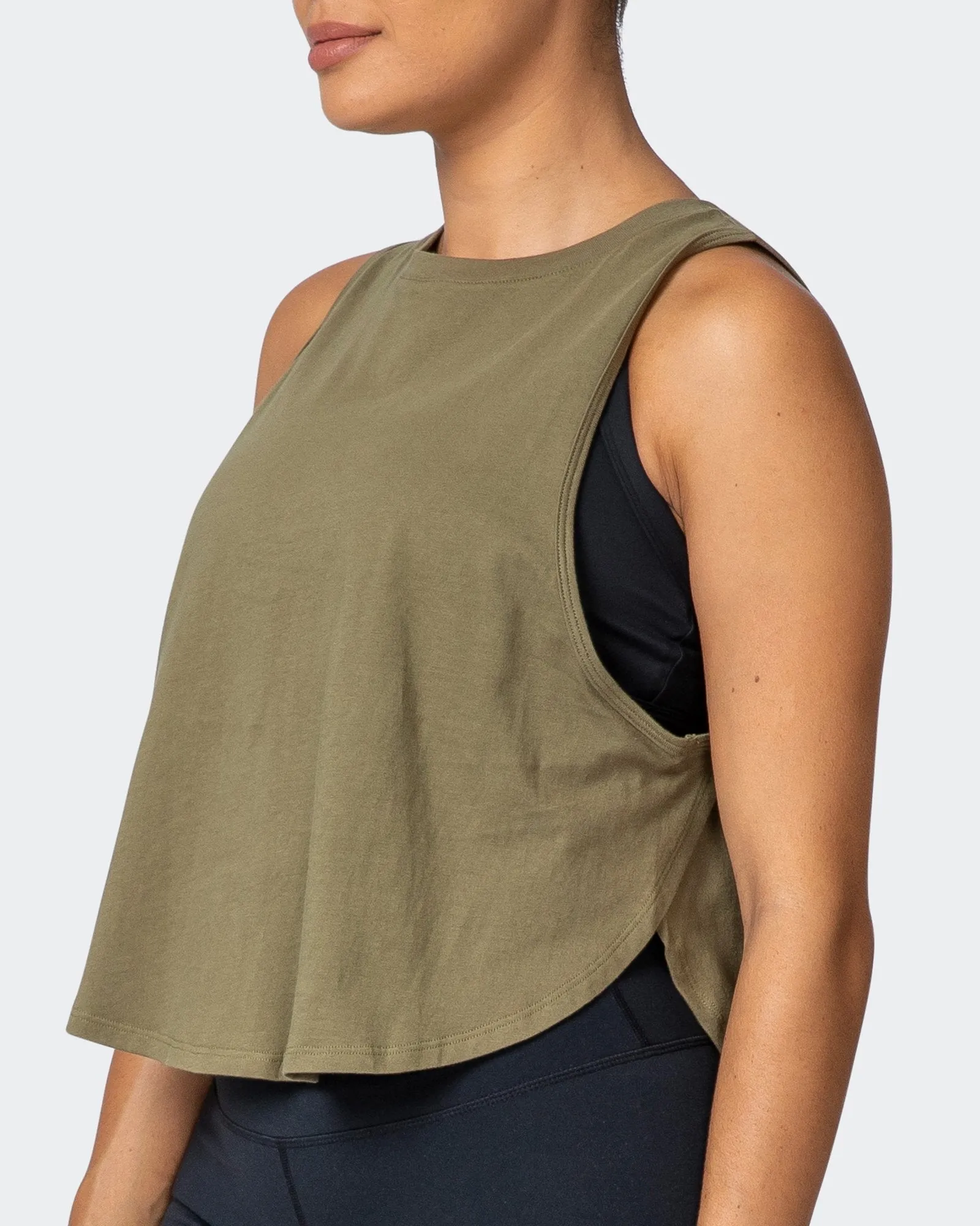 Recovery Tank - Dark Olive sold by Muscle Nation product image thumbnail 4