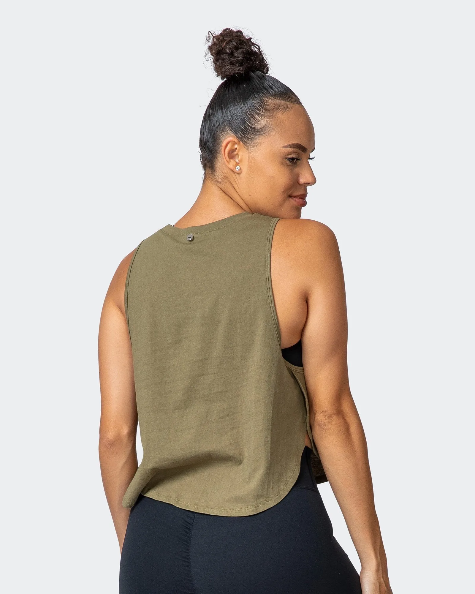 Recovery Tank - Dark Olive sold by Muscle Nation