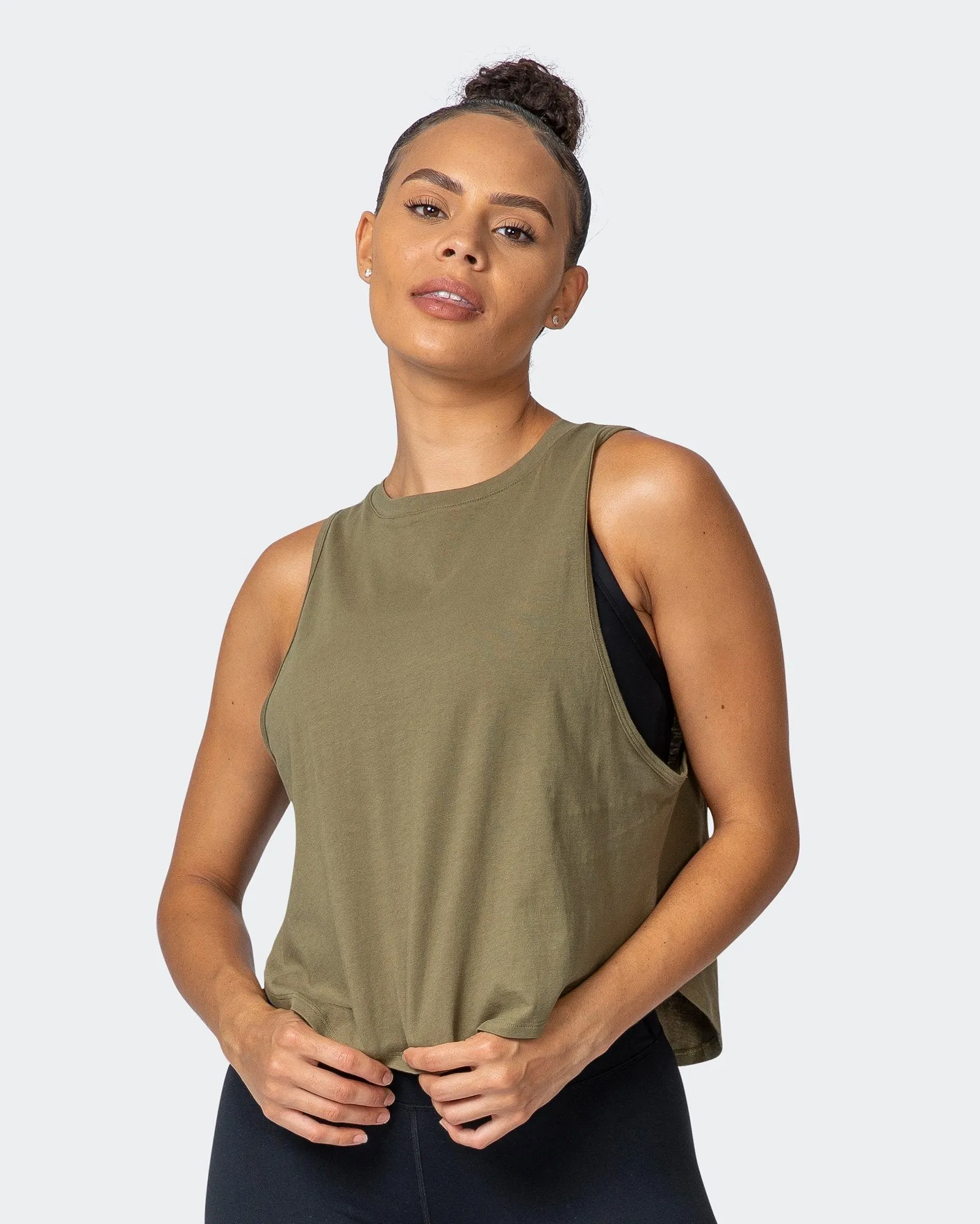 Recovery Tank - Dark Olive sold by Muscle Nation product image thumbnail 2