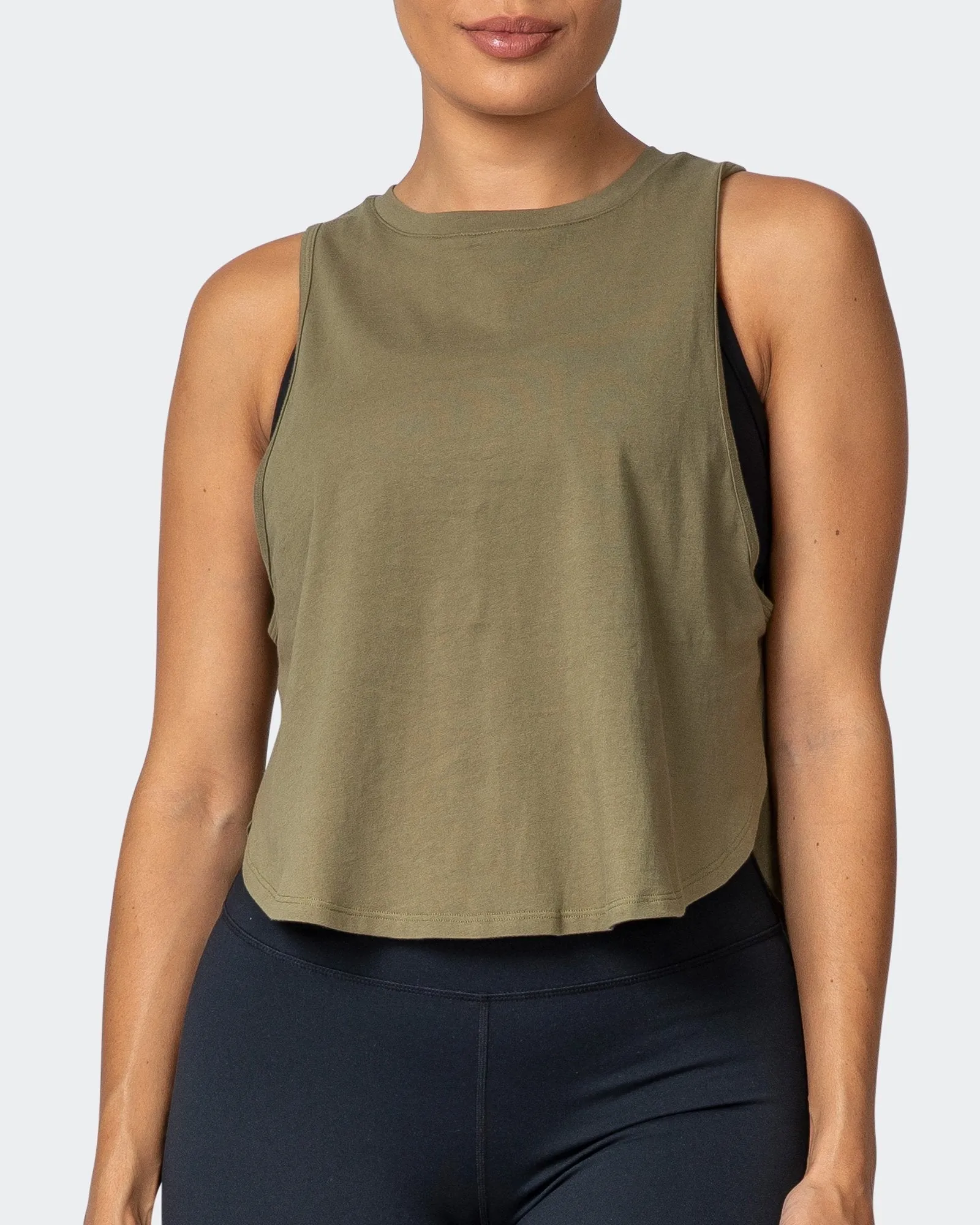 Recovery Tank - Dark Olive sold by Muscle Nation product image thumbnail 3