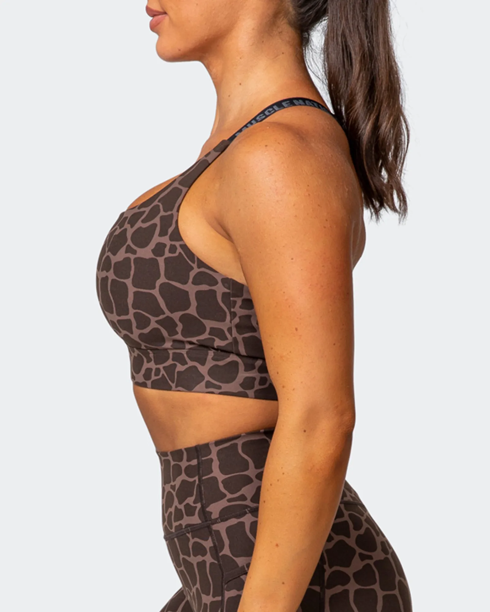 Stability Bra - Tonal Giraffe Print sold by Muscle Nation product image thumbnail 4