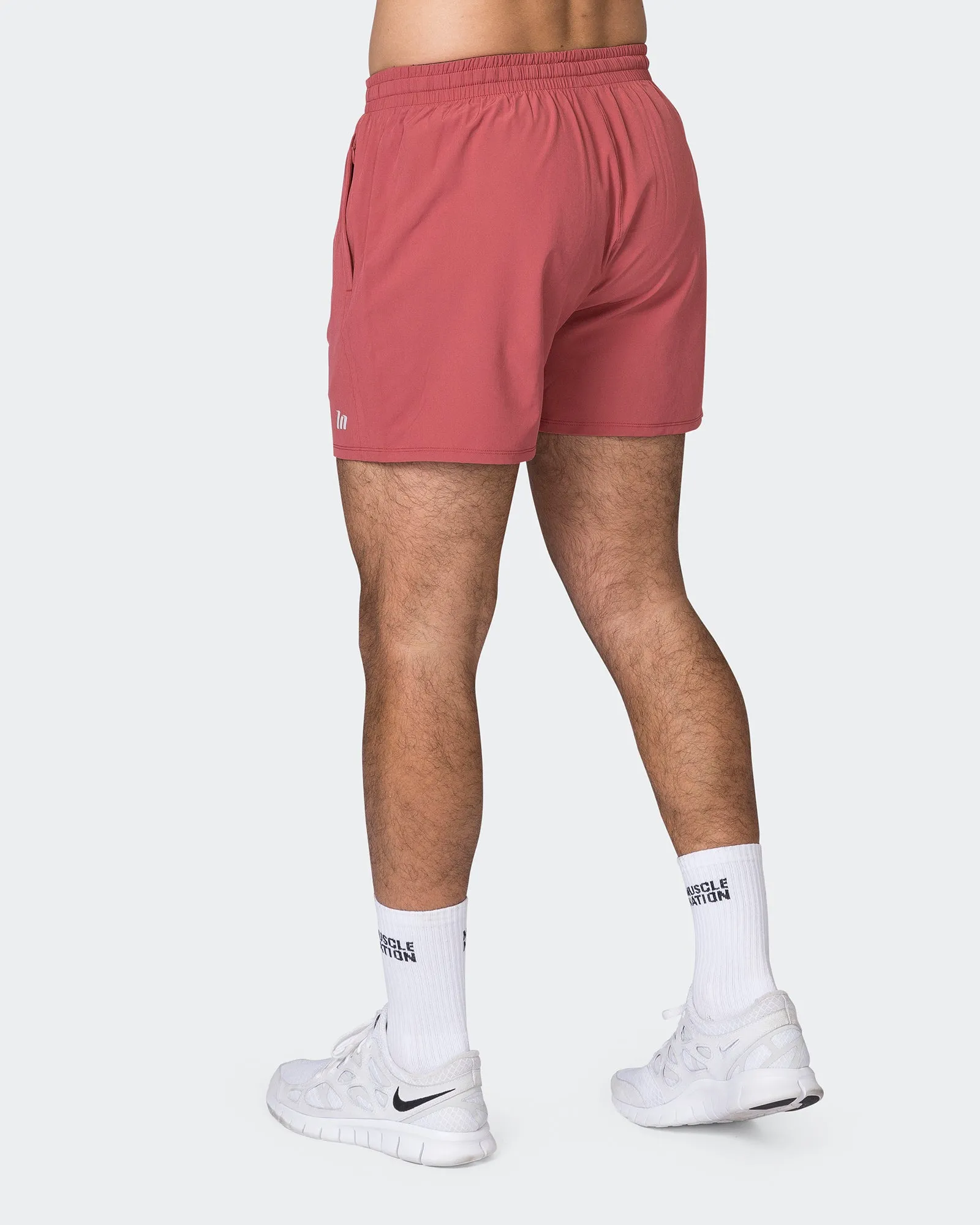 New Heights 4" Shorts - Dusty Red sold by Muscle Nation product image thumbnail 5