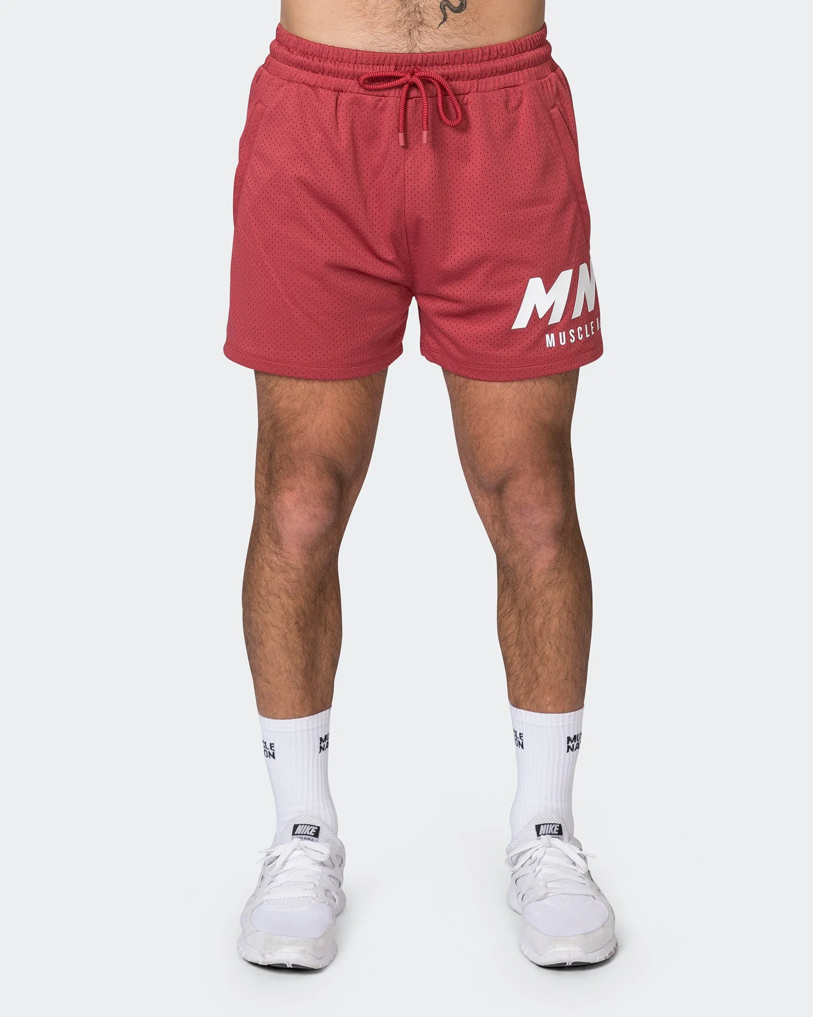 MNTN Lay Up 3.5" Shorts - Dusty Red sold by Muscle Nation product image thumbnail 2