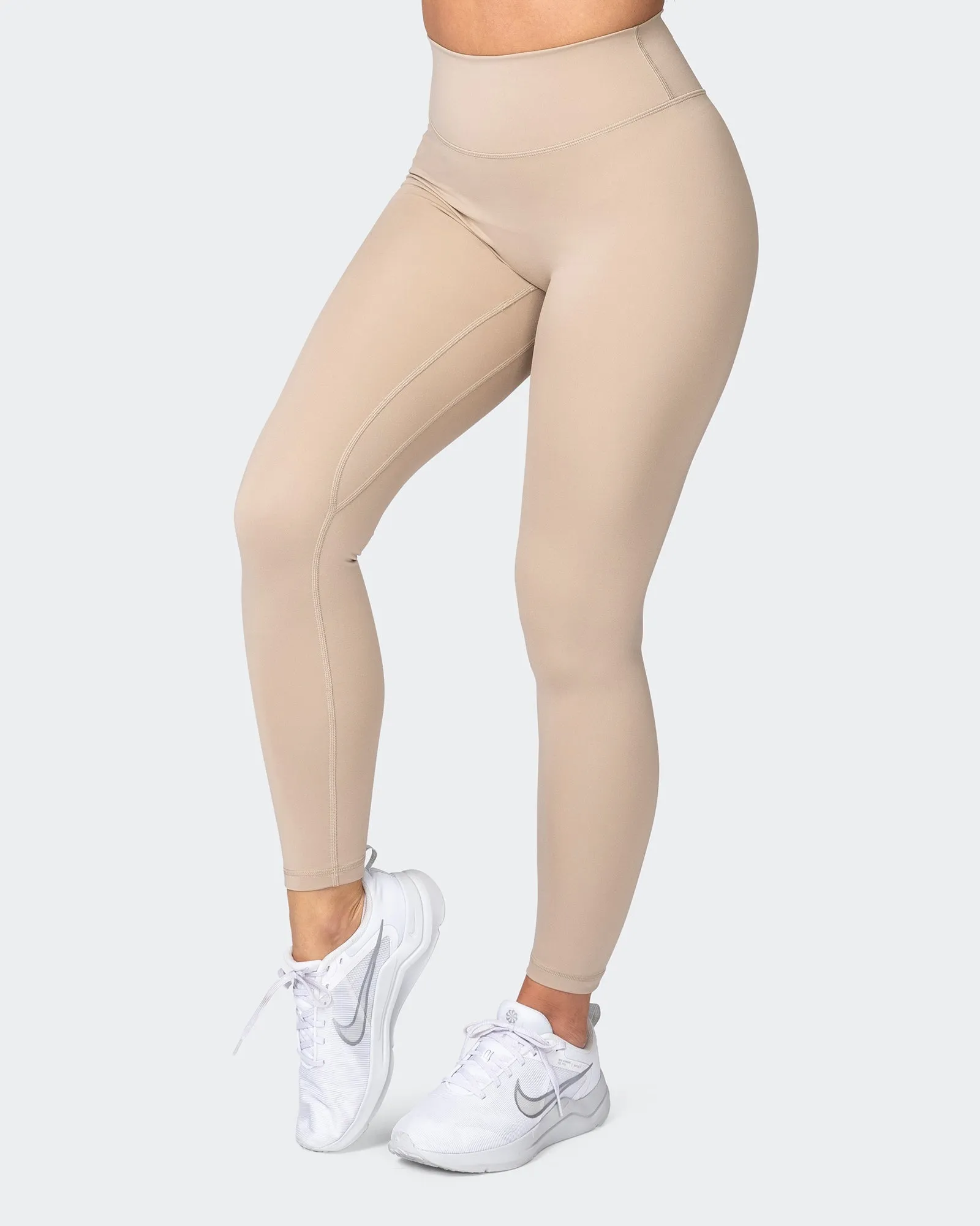 Zero Rise Everyday Ankle Length Leggings - Bone sold by Muscle Nation product image thumbnail 3