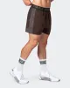 Reflective Training Shorts - Cocoa sold by Muscle Nation