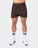 Reflective Training Shorts - Cocoa sold by Muscle Nation