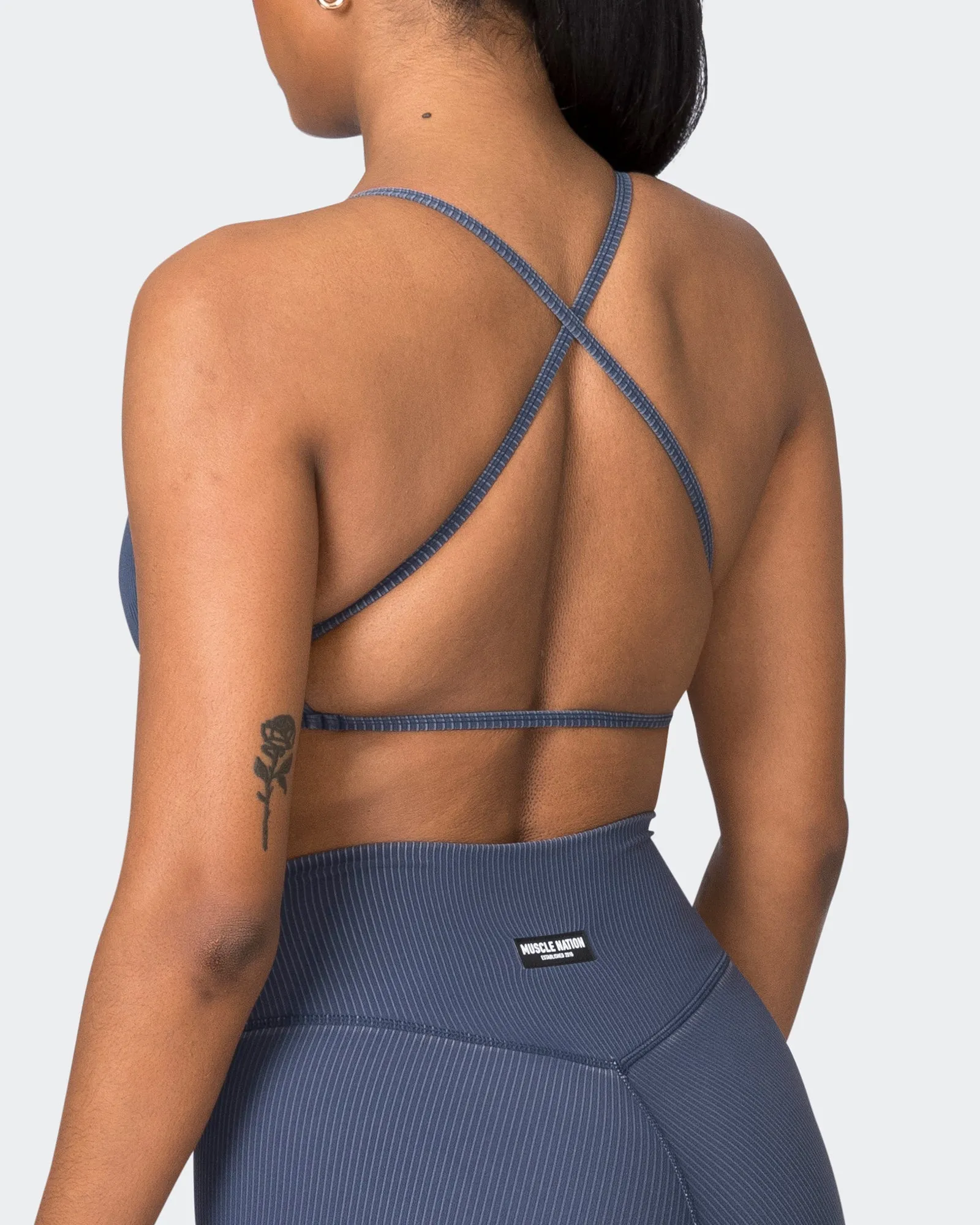 Essence Vintage Rib Bralette - Washed Spellbound sold by Muscle Nation product image thumbnail 5