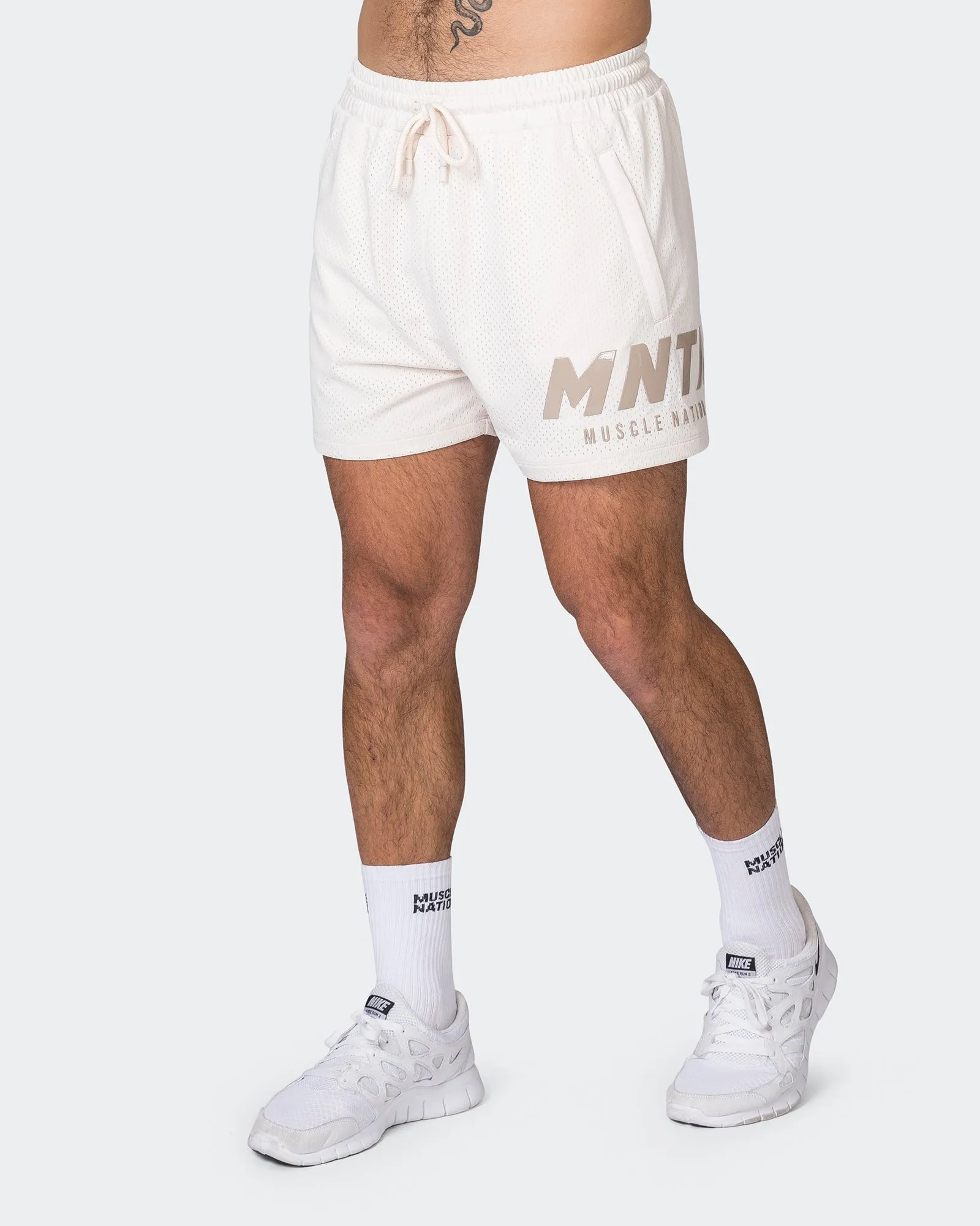 MNTN Lay Up 3.5" Shorts - Travertine sold by Muscle Nation product image thumbnail 3