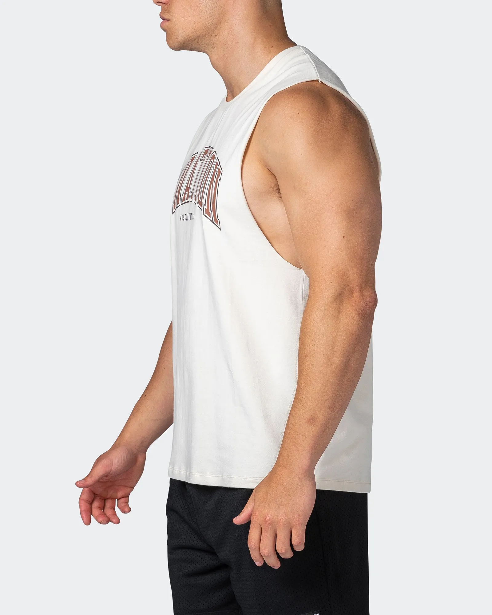 MNation Varsity Drop Arm Tank - Dew sold by Muscle Nation product image thumbnail 4