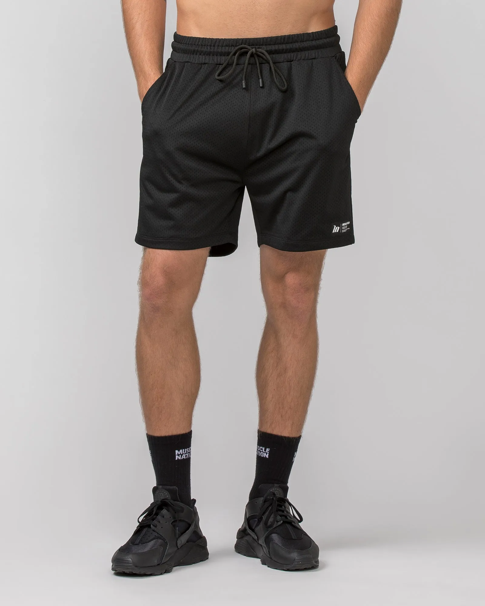 Lay Up 5" Shorts - Black sold by Muscle Nation