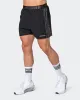 Reflective Training Shorts - Black sold by Muscle Nation
