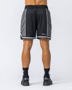 Fadeaway 5" Basketball Shorts - Black sold by Muscle Nation