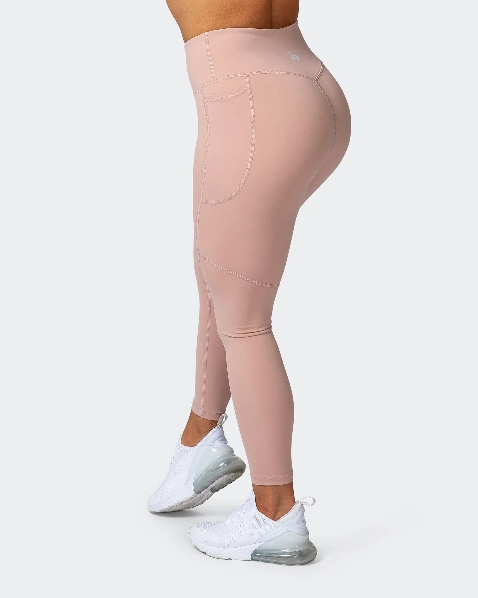 Superior Squat Pocket Ankle Length Leggings - Mahogany Rose sold by Muscle Nation product image thumbnail 4