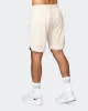 Mens 8" Basketball Shorts - Cream sold by Muscle Nation