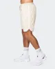 Mens 8" Basketball Shorts - Cream sold by Muscle Nation