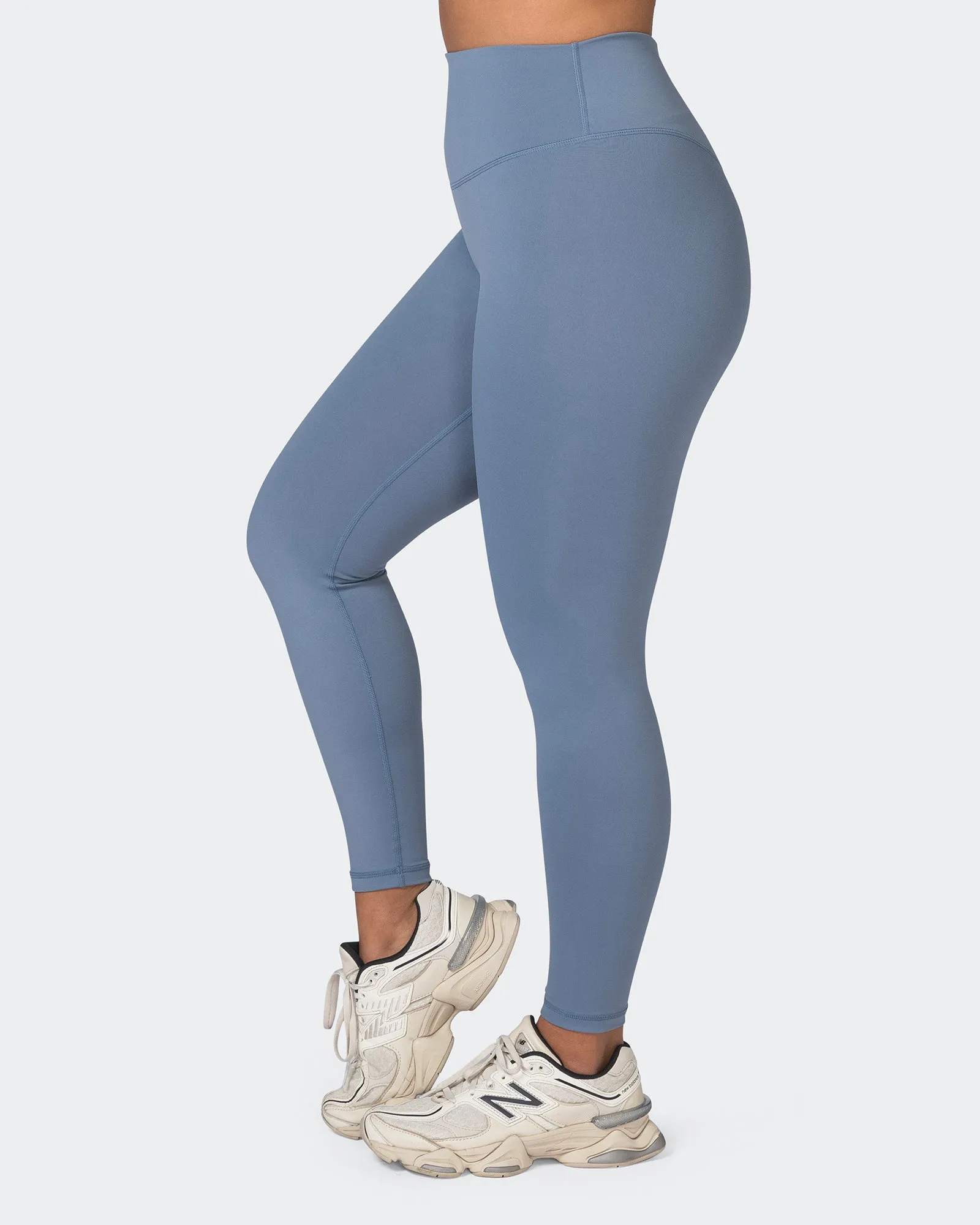 Ultra Signature Ankle Length Leggings - Stone Blue sold by Muscle Nation product image thumbnail 4