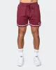 Mens 5" Basketball Shorts - Wine sold by Muscle Nation