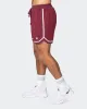 Mens 5" Basketball Shorts - Wine sold by Muscle Nation