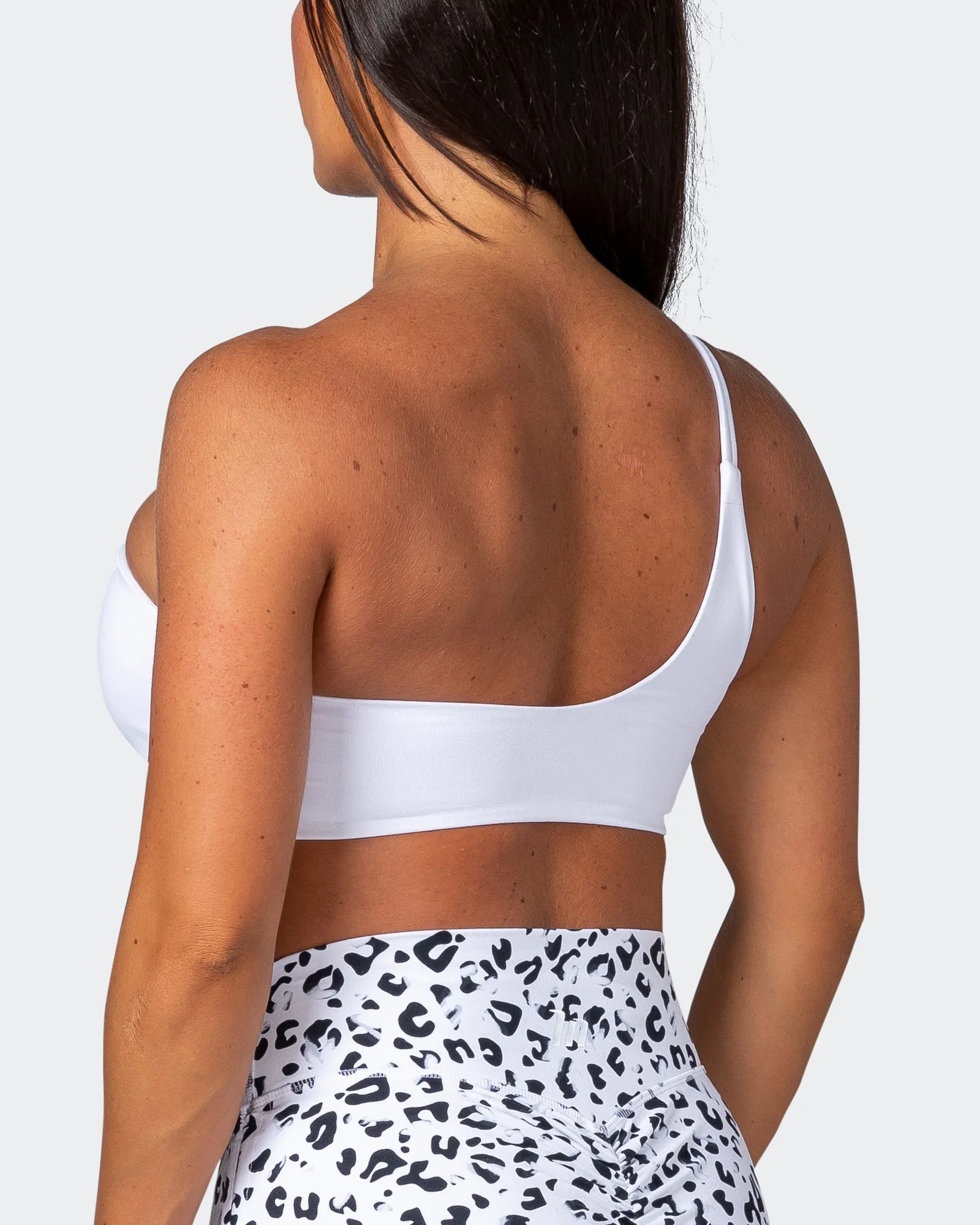 Movement One Shoulder Bralette - White sold by Muscle Nation product image thumbnail 5