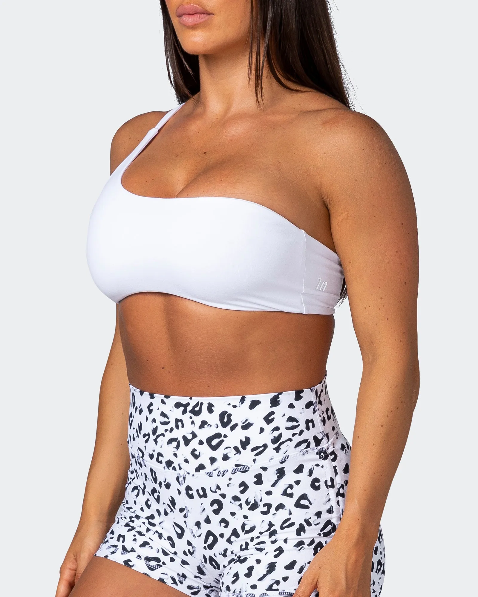 Movement One Shoulder Bralette - White sold by Muscle Nation product image thumbnail 3