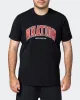MNation Varsity Tee - Black sold by Muscle Nation