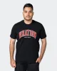 MNation Varsity Tee - Black sold by Muscle Nation
