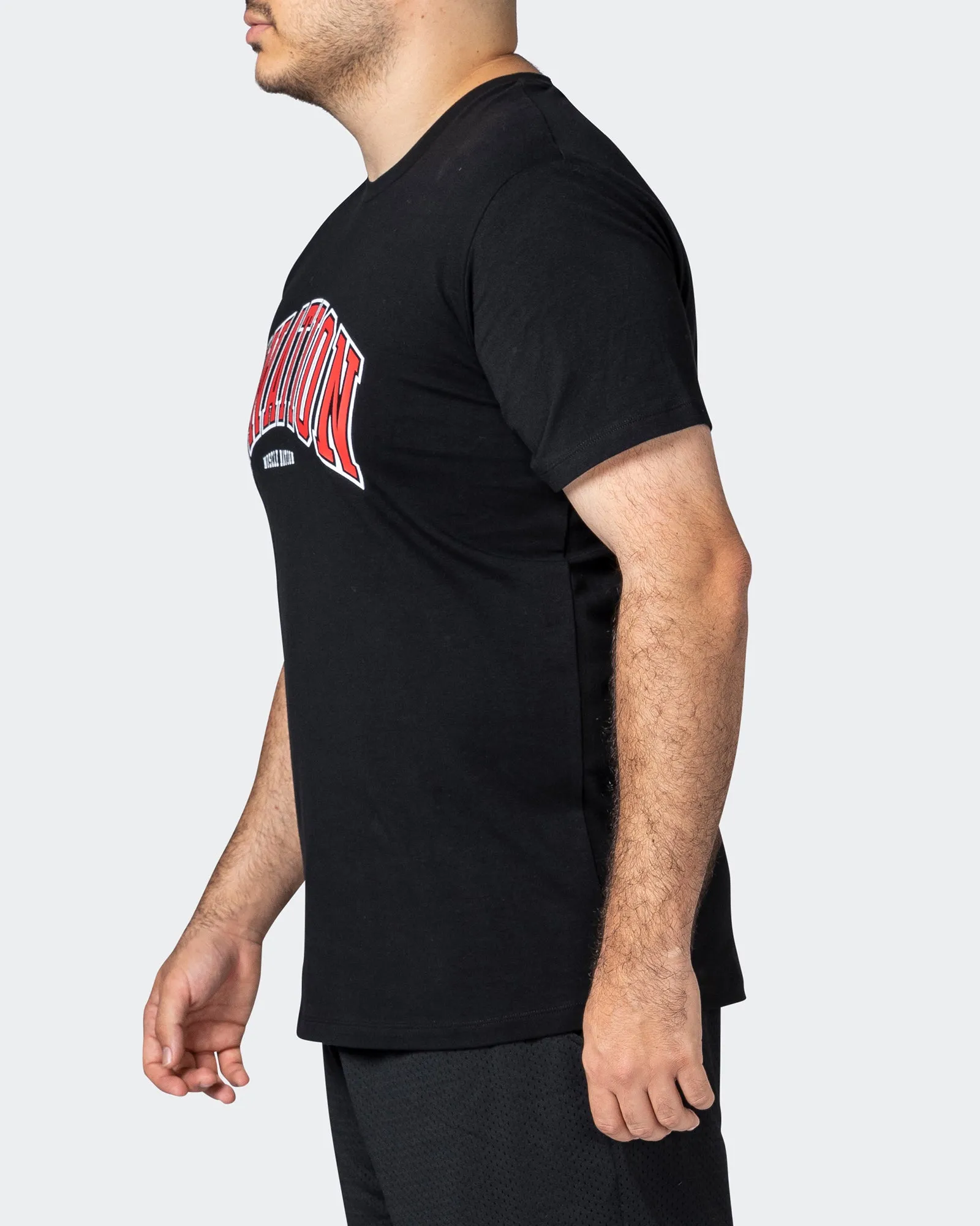 MNation Varsity Tee - Black sold by Muscle Nation product image thumbnail 4