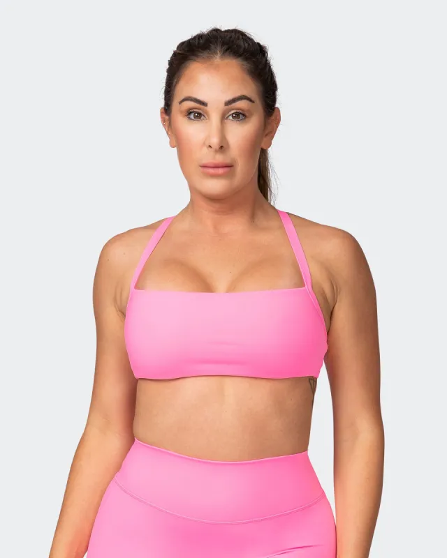 Paradise Bralette - Shocking Pink sold by Muscle Nation
