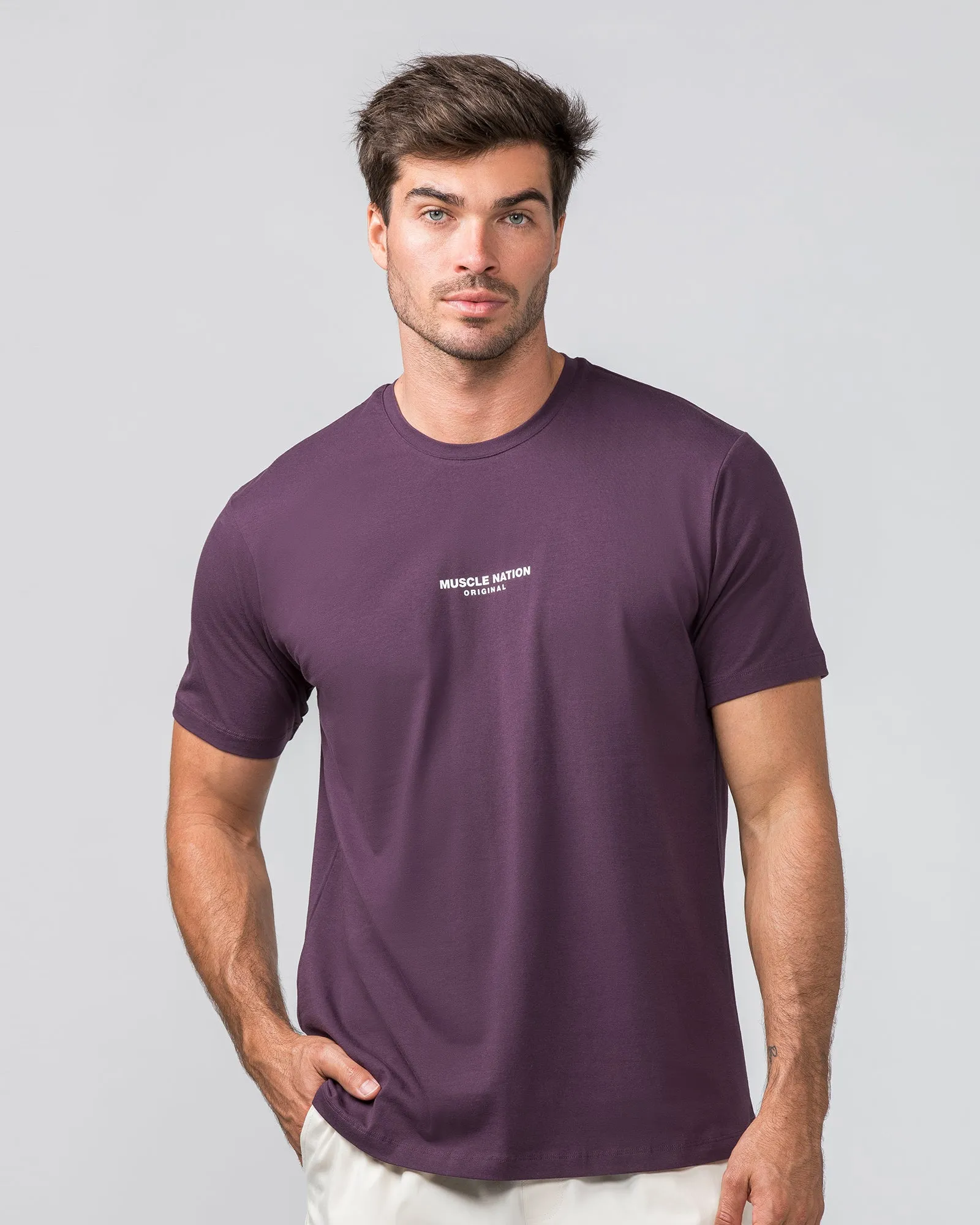 Condition Tee - Midnight Plum sold by Muscle Nation