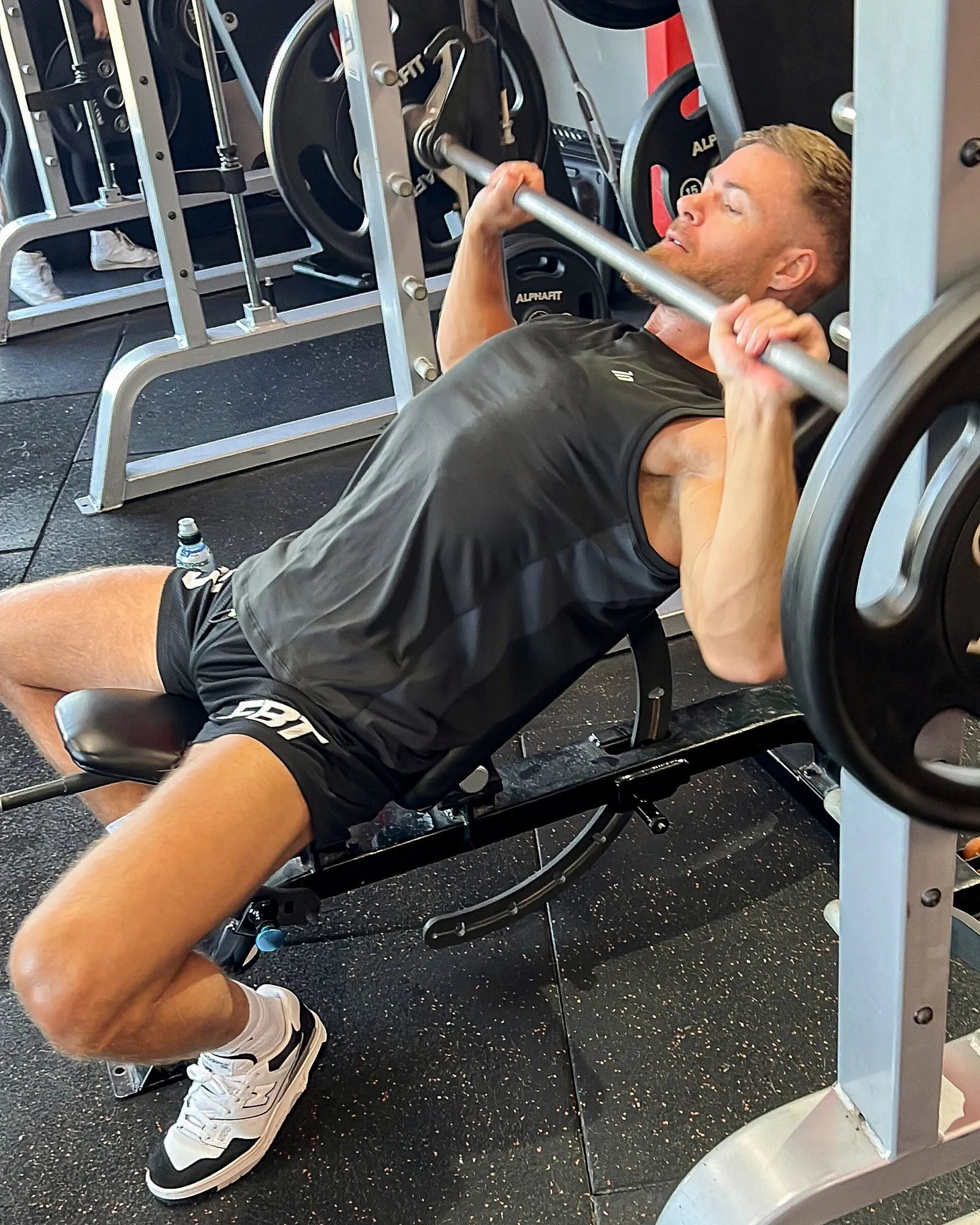 New Heights Running Tank - Black sold by Muscle Nation