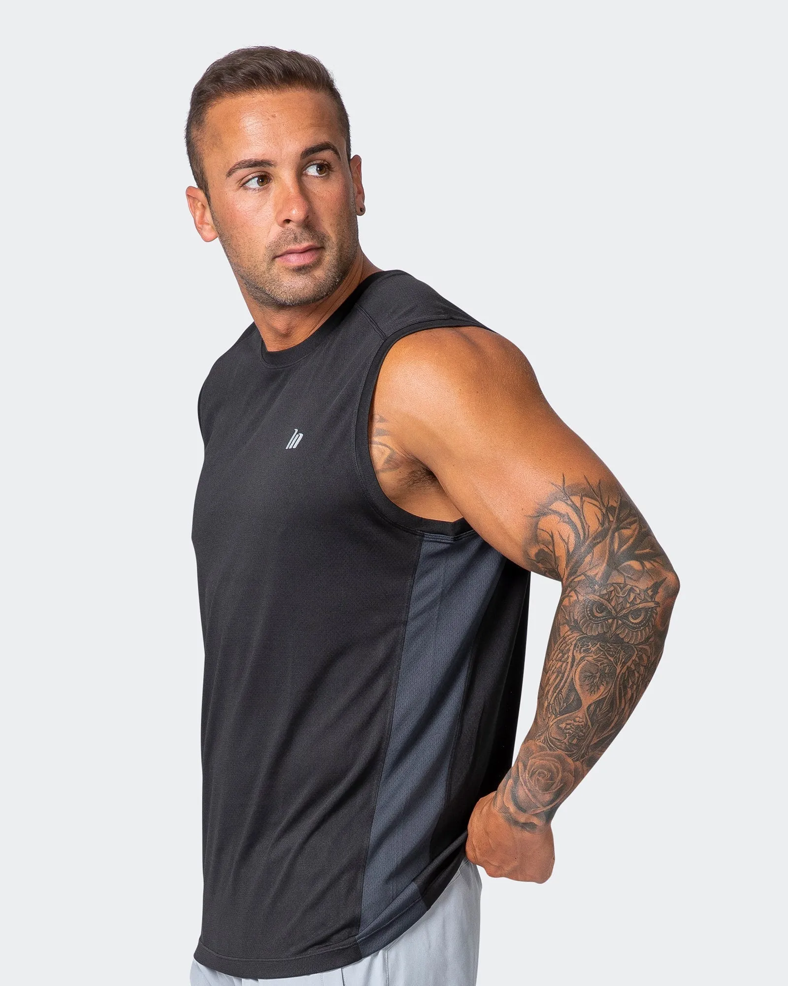 New Heights Running Tank - Black sold by Muscle Nation product image thumbnail 2