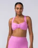 Lush Rib Bralette - Fondant Pink sold by Muscle Nation